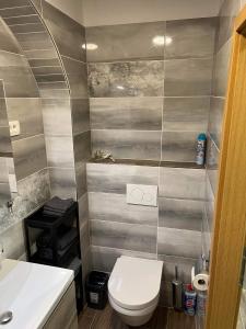 Koupelna v ubytování Apartma Mia