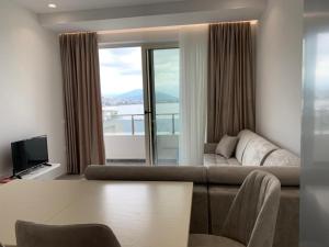 Posezení v ubytování Delfin Apartments