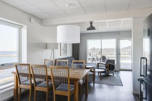 Posezení v ubytování Hotell Hamnen
