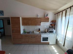 Kuchyň nebo kuchyňský kout v ubytování Apartman Utiha + 10 fotografií