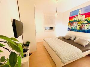 Postel nebo postele na pokoji v ubytování Anapartments2