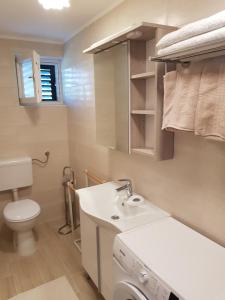 Koupelna v ubytování House Niva