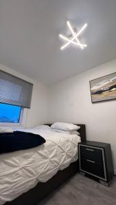 Un pat sau paturi într-o cameră la Buzz Crib