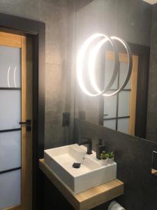 Ένα μπάνιο στο Apartamenty Premium Loft +7 φωτογραφίες