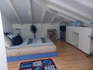 Postel nebo postele na pokoji v ubytování Beau duplex de standing, 120m2, vue mer, 4min plage