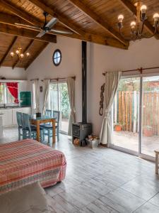 Postel nebo postele na pokoji v ubytování Casa de Colores