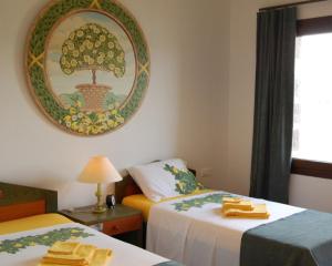 A bed or beds in a room at Seaview Villa