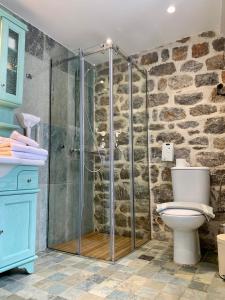 Koupelna v ubytování PortaDelMare deluxe suites