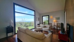 Χώρος καθιστικού στο Casa vacacional el Pandu