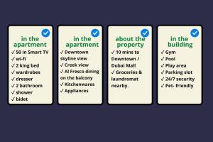 Galeri foto 2 Bed in Sobha Creek Vista Reserve with Burj Khalifa views hosted by Desert City Stays di Dubai