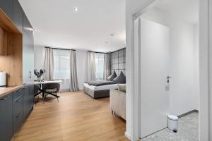 Ein Bett oder Betten in einem Zimmer der Unterkunft ANYTIME - Rohrbach Apartments