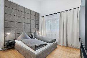Ein Sitzbereich in der Unterkunft ANYTIME - Rohrbach Apartments