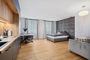Ein Bett oder Betten in einem Zimmer der Unterkunft ANYTIME - Rohrbach Apartments
