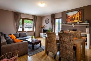 Χώρος καθιστικού στο Apartments Sofia plus