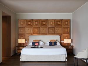 Llit o llits en una habitació de Villa Raimondi