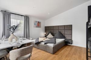 Ein Sitzbereich in der Unterkunft ANYTIME - Rohrbach Apartments