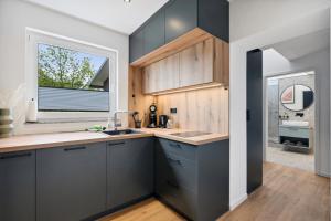 Küche/Küchenzeile in der Unterkunft ANYTIME - Rohrbach Apartments
