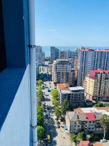 vista su una città con edifici e su una strada di Panorama a Batumi