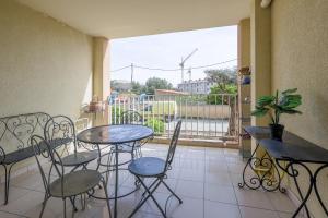 Balkón nebo terasa v ubytování Résidence Eucalyptus - Appt avec terrasse