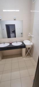Koupelna v ubytování Apartament Żeglarski Vęgoria Deluxe