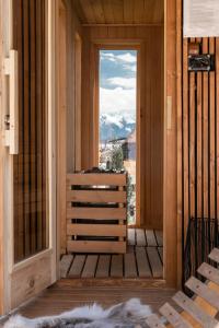 Balkón alebo terasa v ubytovaní Domki w Białce WOODHOUSE- basen, sauna, jacuzzi