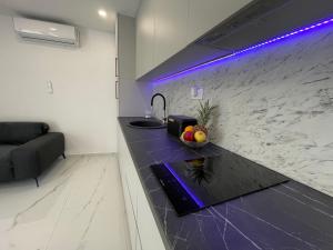 Kuchyň nebo kuchyňský kout v ubytování Starigrad Paklenica-Josipa apartmani