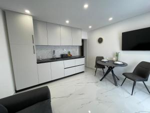 Kuchyň nebo kuchyňský kout v ubytování Starigrad Paklenica-Josipa apartmani