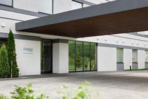 an external view of a building at Fairfield by Marriott Hokkaido Minamifurano in Minamifurano