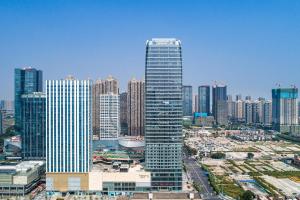 佛山景观或在酒店看到的城市景观