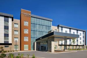 a rendering of a hospital building at Fairfield Inn & Suites by Marriott Milwaukee Brookfield in Brookfield