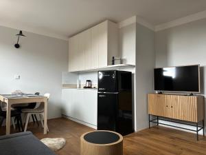 Kuchyň nebo kuchyňský kout v ubytování Apartmán Bratrouchov - Krkonoše