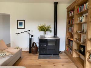 Knihovna v bed and breakfast