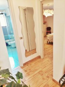 Koupelna v ubytování Casa Pepolina, zona tranquilla, piano terra con parcheggio