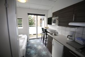 Köök või kööginurk majutusasutuses ApartHotel Faber