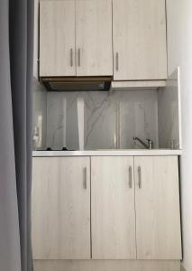 Kuchyň nebo kuchyňský kout v ubytování Joni Apartments