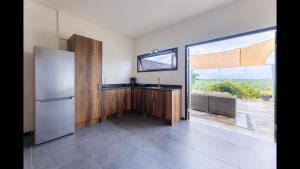 Kuchyň nebo kuchyňský kout v ubytování Sasha Apartment - panoramic view with pool