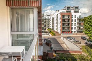 Budynek, w którym mieści się apartament