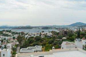 a view of a city from the roof of a building at Ilya Apart 1 in Bodrum City