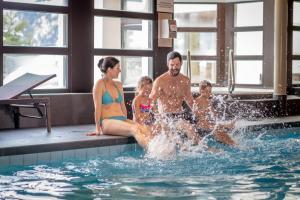Aktiv Hotel & Spa Hannigalp tesisinde konaklayan konuklar