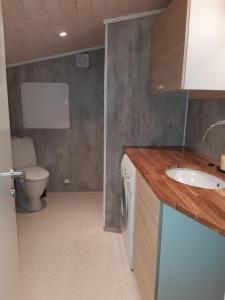 Koupelna v ubytování Leilighet Vikaparken Hardangerfjord