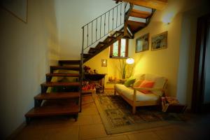 Posezení v ubytování B&B Del Prato
