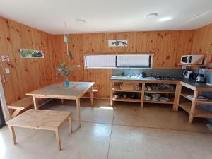 Kuchyň nebo kuchyňský kout v ubytování 7 Olas lodge