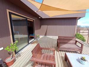 Balkón nebo terasa v ubytování 7 Olas lodge