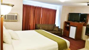 Μια τηλεόραση ή/και κέντρο ψυχαγωγίας στο Alpine Motel
