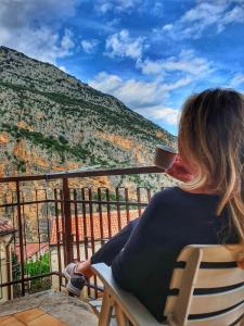 Nespecifikovaný výhled na hory nebo výhled na hory při pohledu z bed and breakfast
