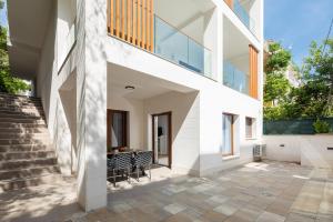 Balkón nebo terasa v ubytování Kovač Family Suites