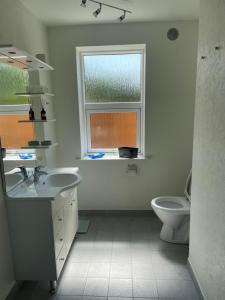 Koupelna v ubytování Havne huset + 19 fotografií