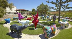 Um jardim em Villa Andorinha