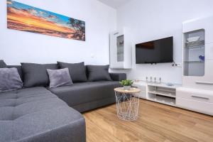 TV a/nebo společenská místnost v ubytování Apartments Poljak