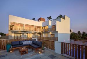 Balkón nebo terasa v ubytování Aiolos Hotel & Discoveries
